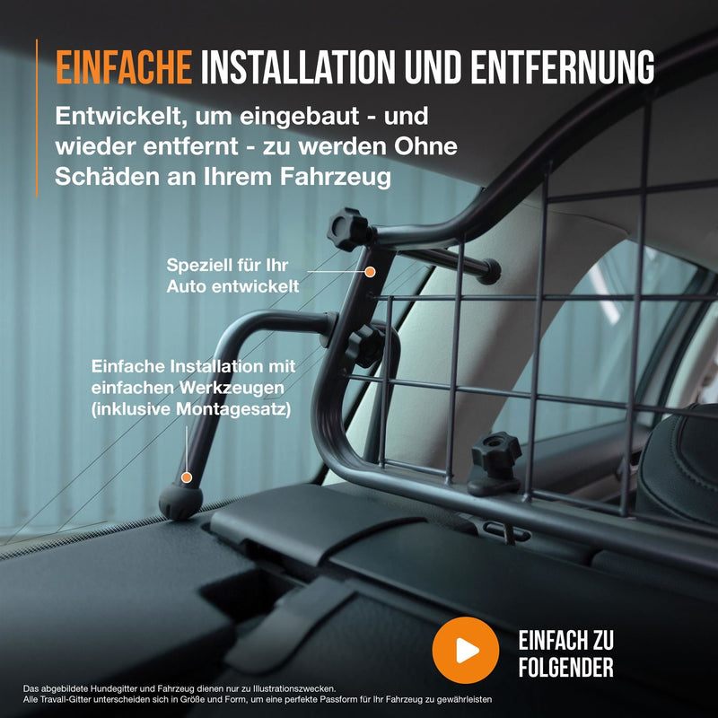 Conjunto de protección y divisor para perros para VW Tiguan (2016-2024)