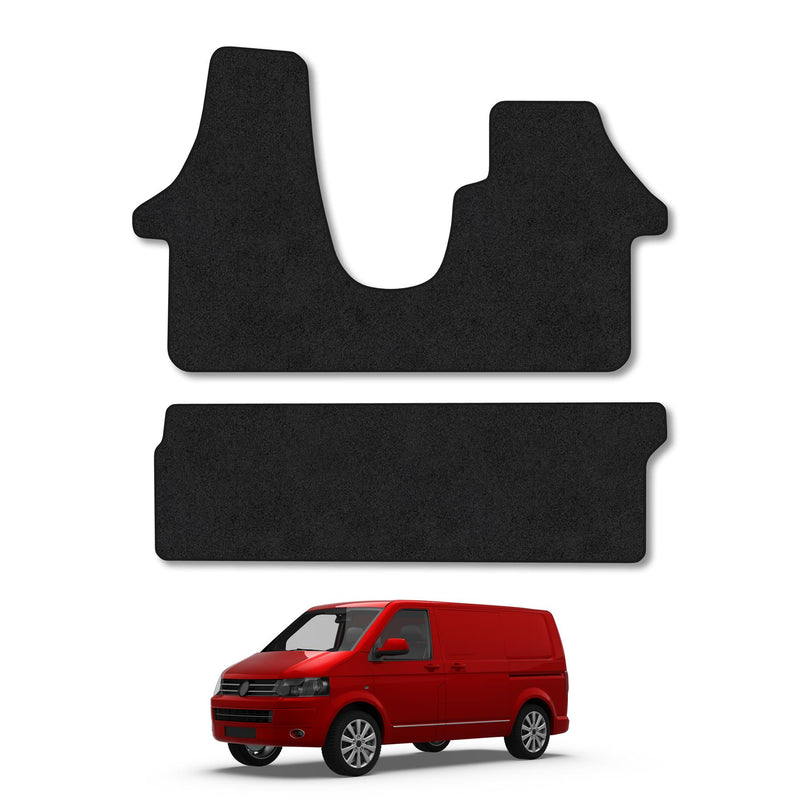 VW Transporter T5 (2003-2015) [Kombi] [Double Seat] [Single Sliding Door] Carpet Floor Mat