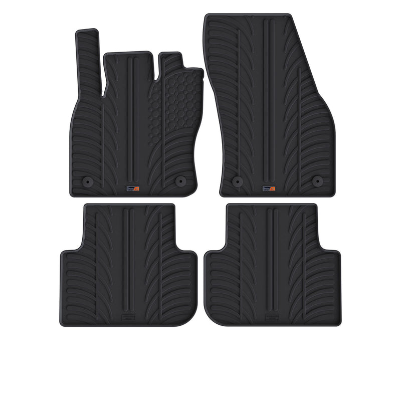 VW Tiguan Rubber Car Mats (2016-2024)