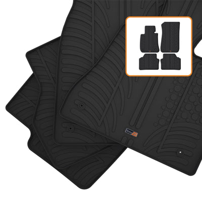 Las alfombras de goma de goma de la Serie BMW 3 (2005-2011)