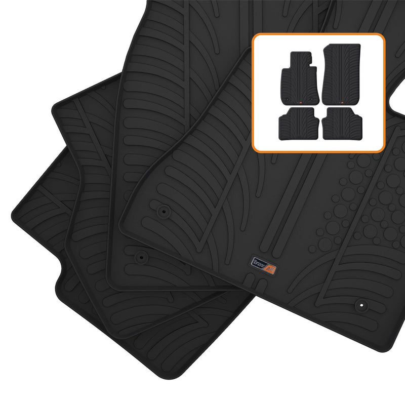 Las alfombras de goma de goma de la Serie BMW 3 (2005-2011)