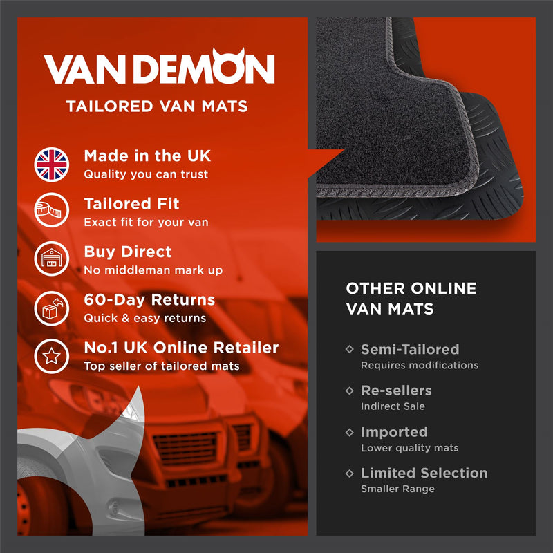 Ford Transit Custom [Manual] (2024+) Carpet Floor Mat