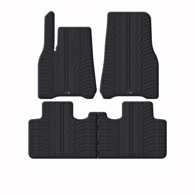 Esteras de goma Tesla Model Y de goma (2020-2025)